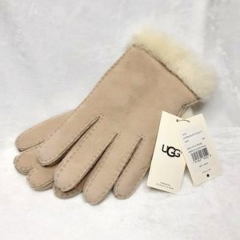 NWT UGG Women's Sheepskin Gloves with Shearling Fur NWT